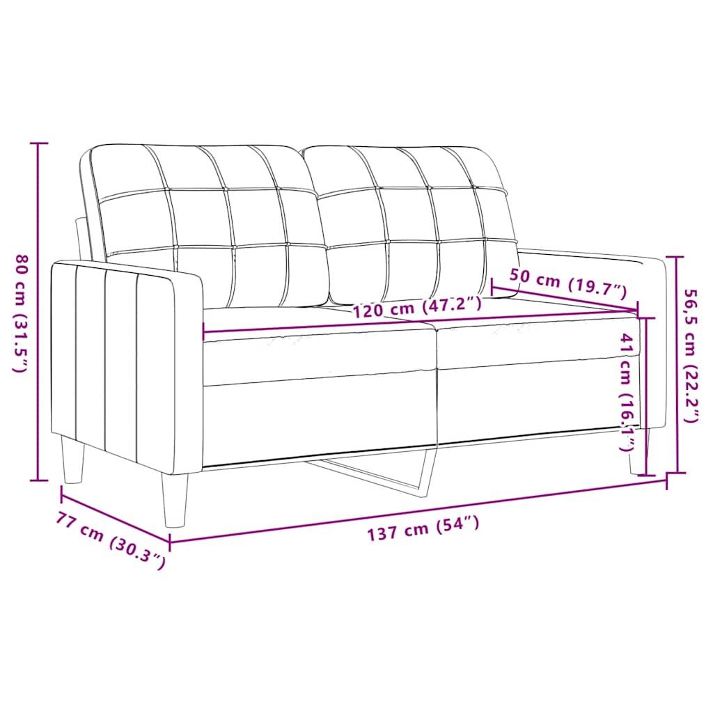 3-dijelni set sofa s jastucima smeđi baršunasti