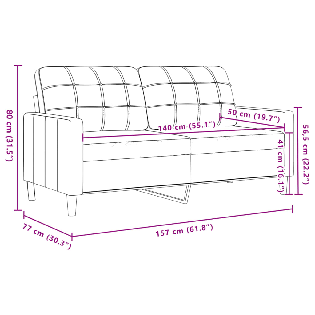 3-dijelni set sofa s jastucima crvena boja vina baršunasti