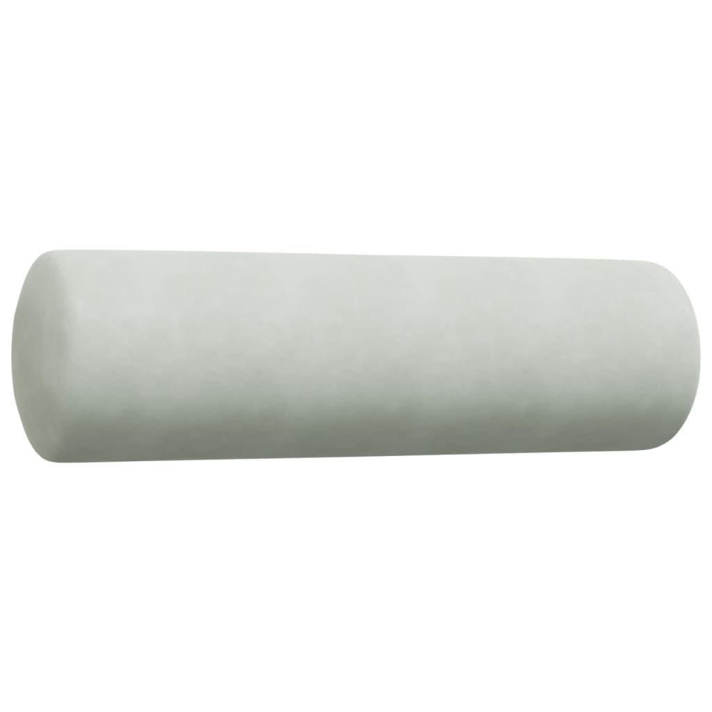 4-dijelni set sofa s jastucima svjetlosivi baršunasti