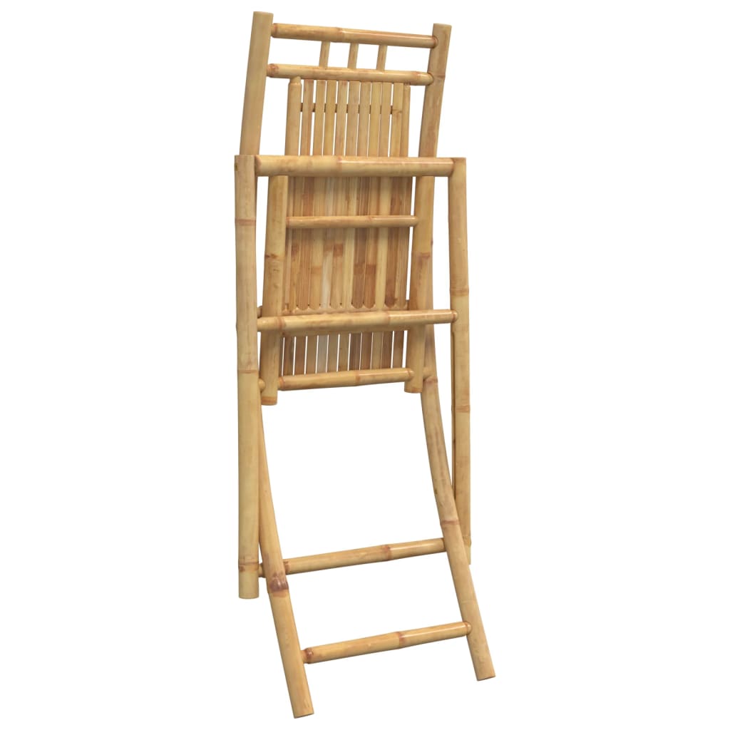 Sklopive vrtne stolice 6 kom 46 x 66 x 99 cm od bambusa