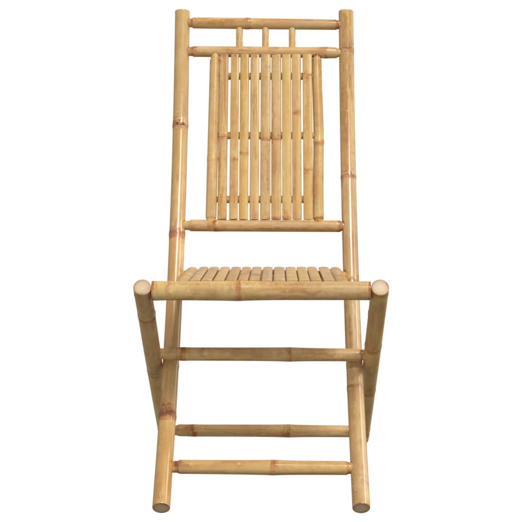 Sklopive vrtne stolice 8 kom 46 x 66 x 99 cm od bambusa