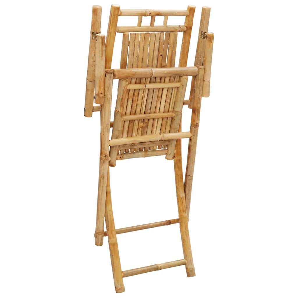 Sklopive vrtne stolice 4 kom 53 x 66 x 99 cm od bambusa