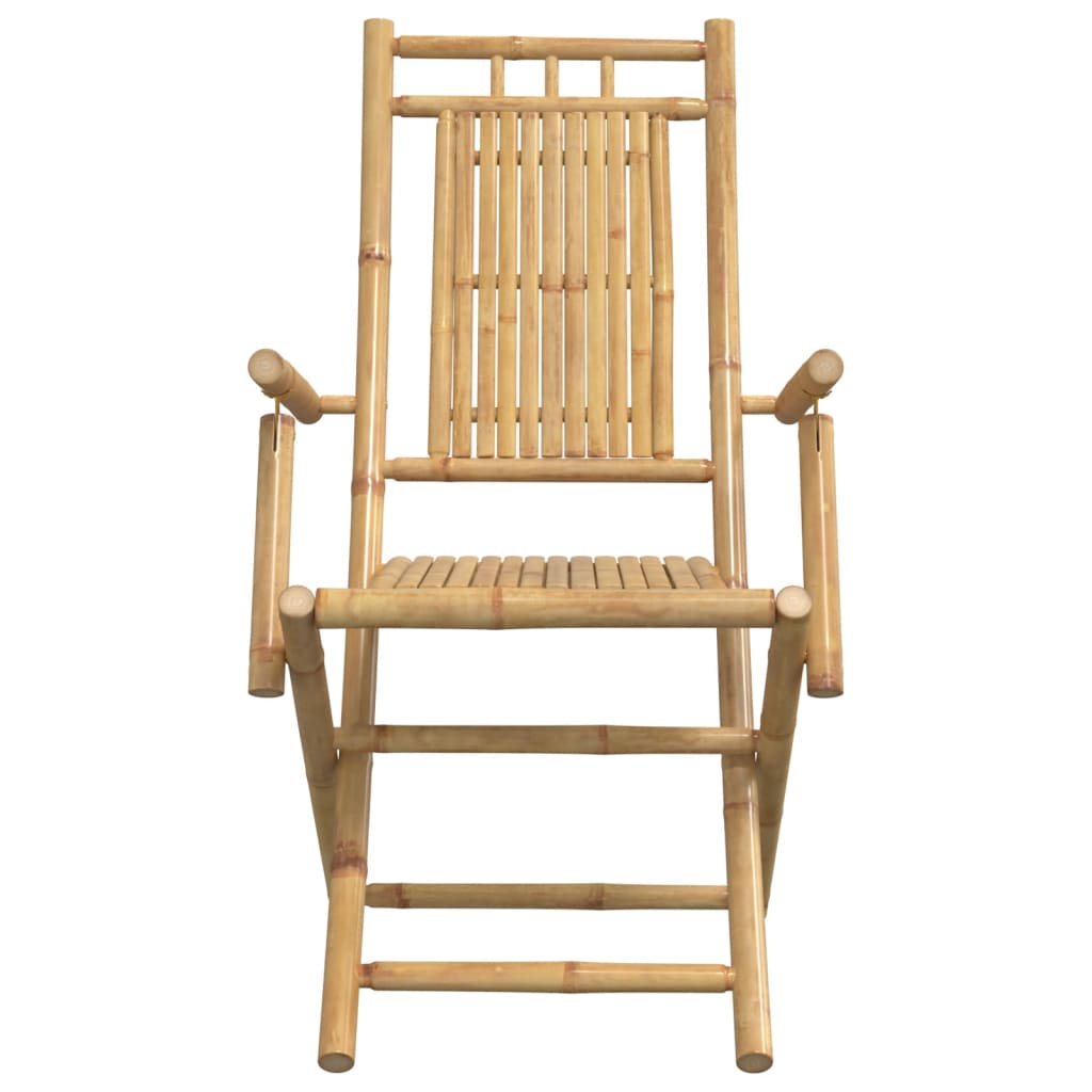 Sklopive vrtne stolice 8 kom 53 x 66 x 99 cm od bambusa