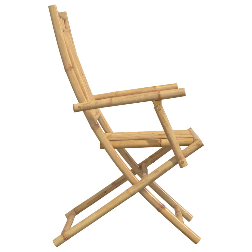 Sklopive vrtne stolice 8 kom 53 x 66 x 99 cm od bambusa