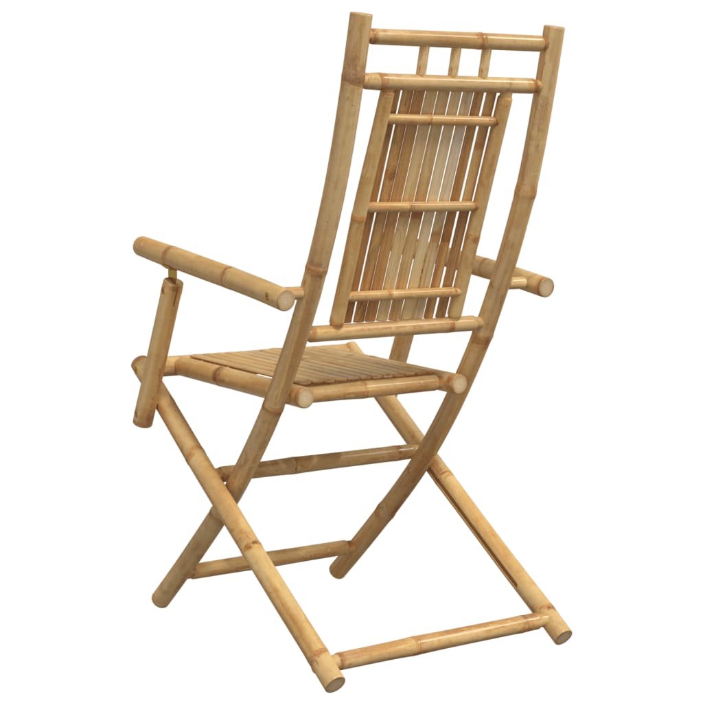 Sklopive vrtne stolice 8 kom 53 x 66 x 99 cm od bambusa