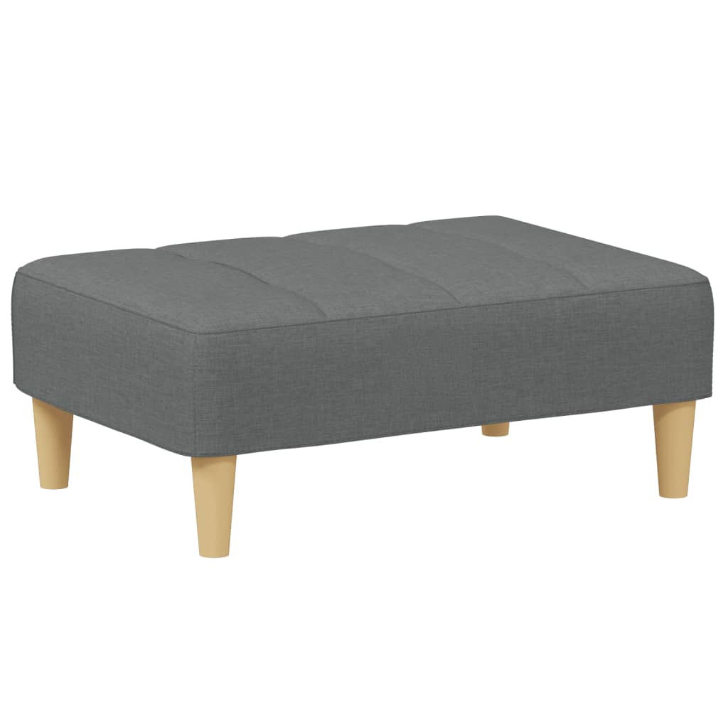Tabure tamnosivi 77x55x31 cm od tkanine