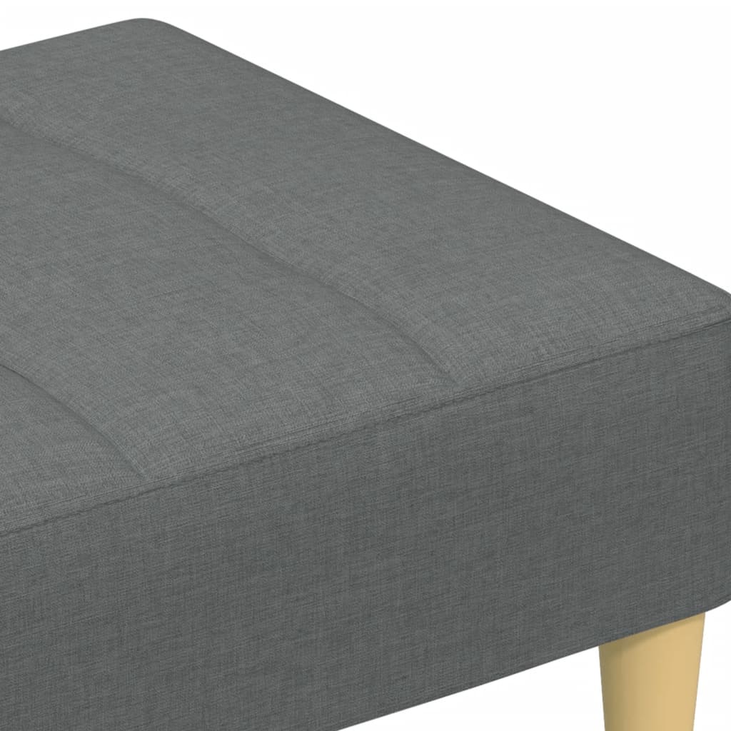 Tabure tamnosivi 77x55x31 cm od tkanine