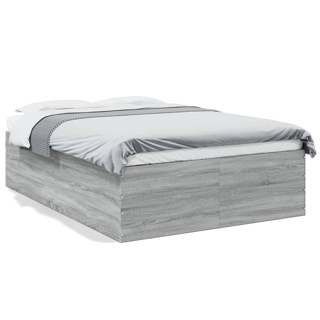Okvir za krevet boja hrasta 140x190 cm od konstruiranog drva