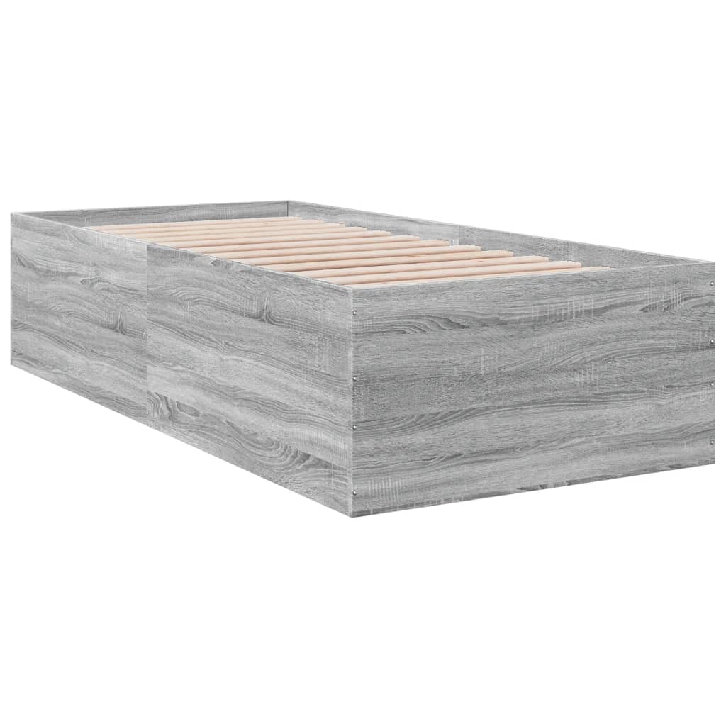 Okvir za krevet boja hrasta 100x200 cm od konstruiranog drva