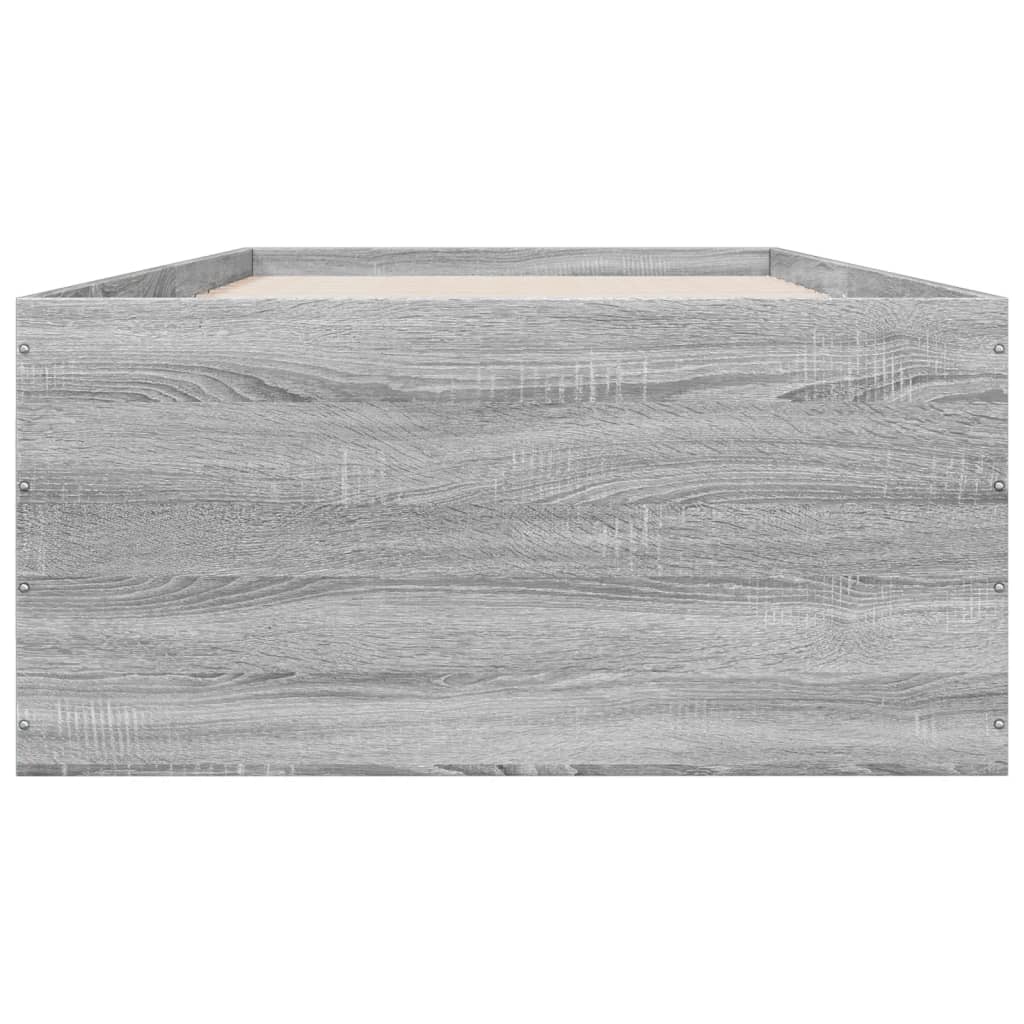 Okvir za krevet boja hrasta 100x200 cm od konstruiranog drva