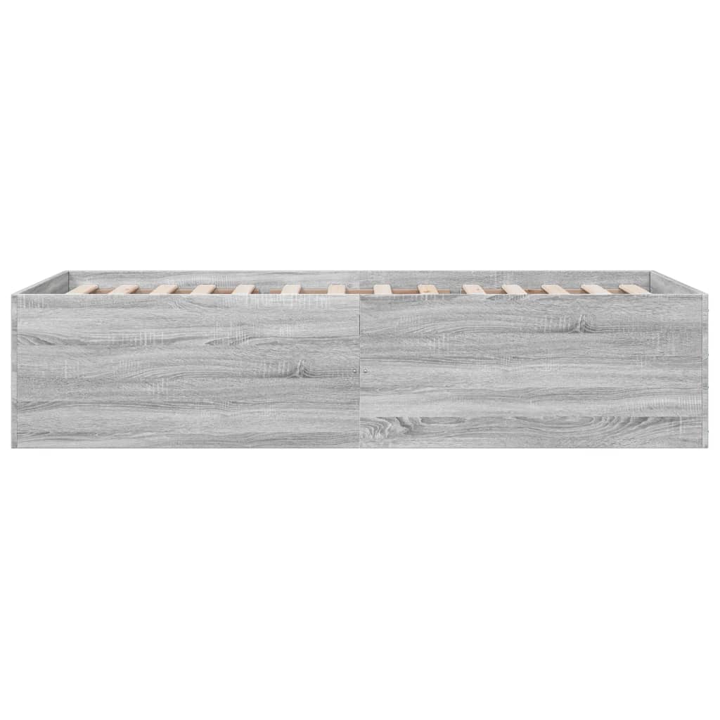 Okvir za krevet boja hrasta 100x200 cm od konstruiranog drva