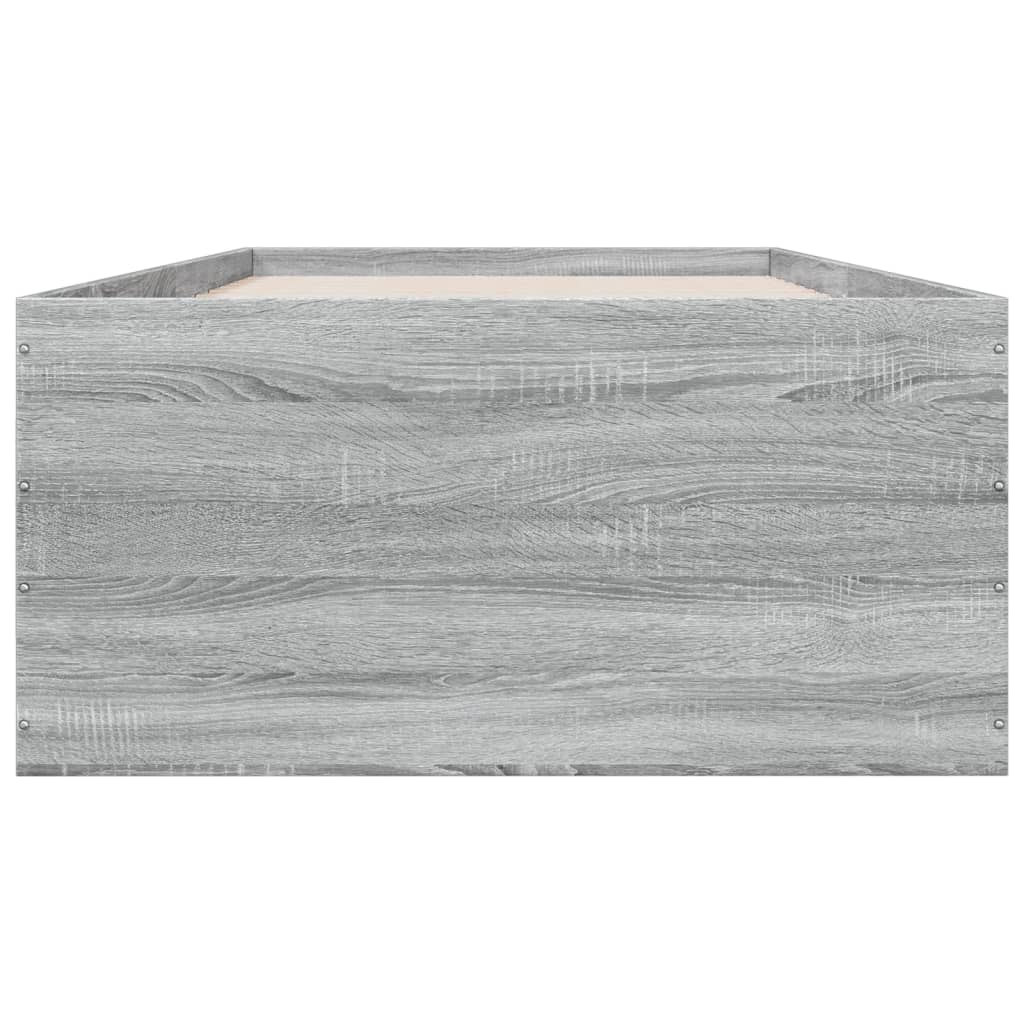 Okvir za krevet boja hrasta 90x200 cm od konstruiranog drva