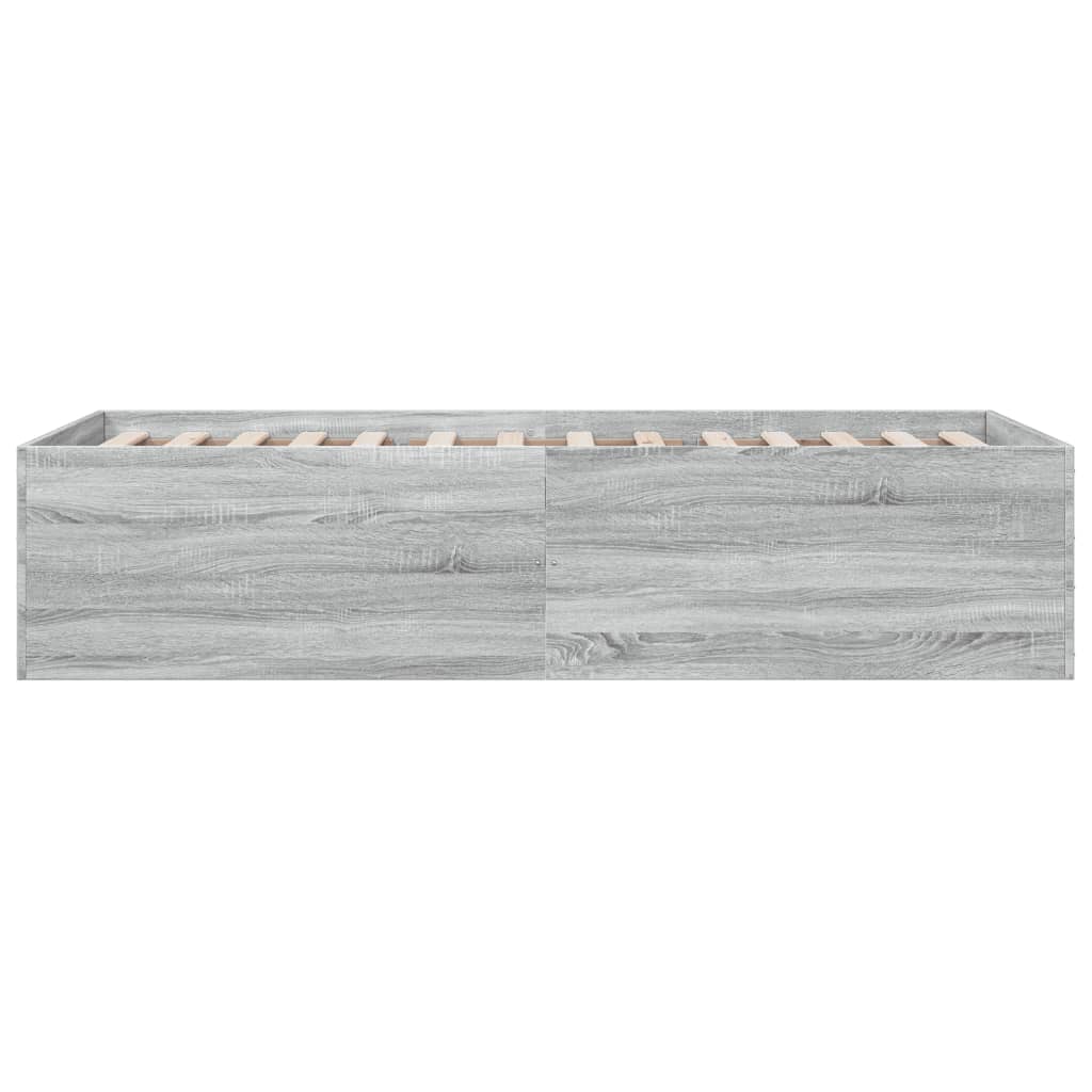 Okvir za krevet boja hrasta 90x200 cm od konstruiranog drva