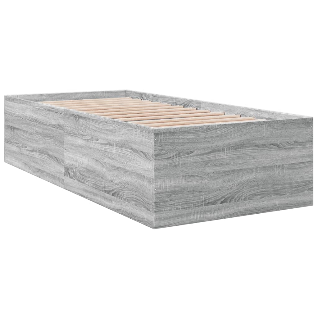 Okvir za krevet boja hrasta 90x200 cm od konstruiranog drva