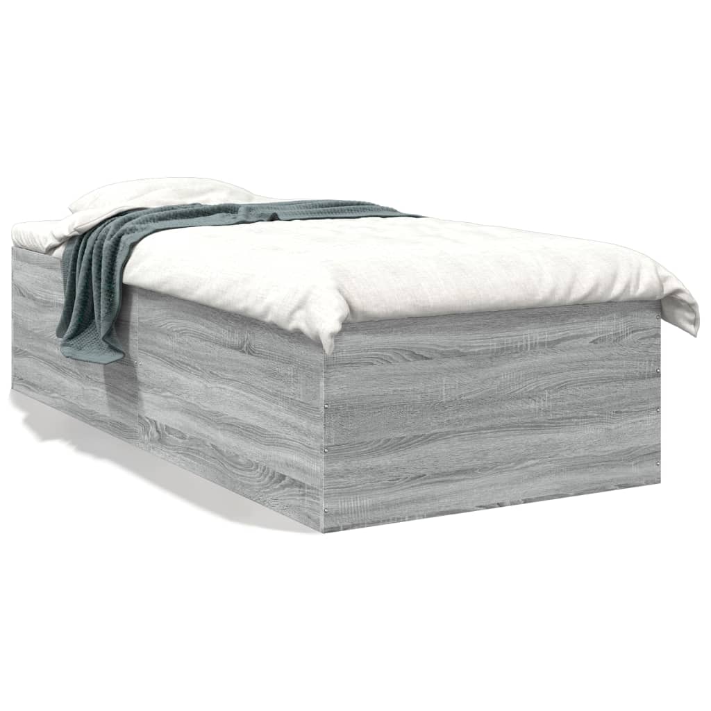 Okvir za krevet boja hrasta 90x190 cm od konstruiranog drva