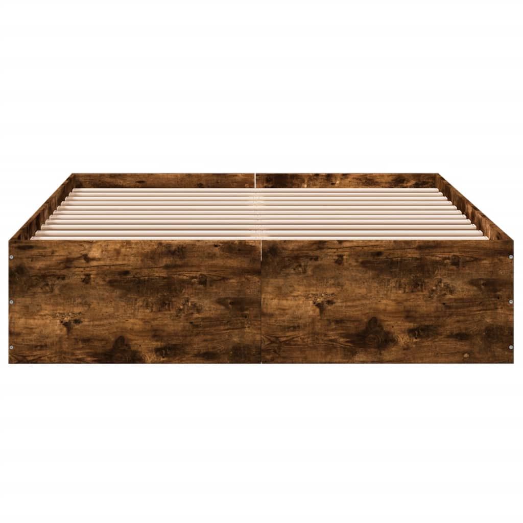 Okvir kreveta boja hrasta 120x200 cm od konstruiranog drva