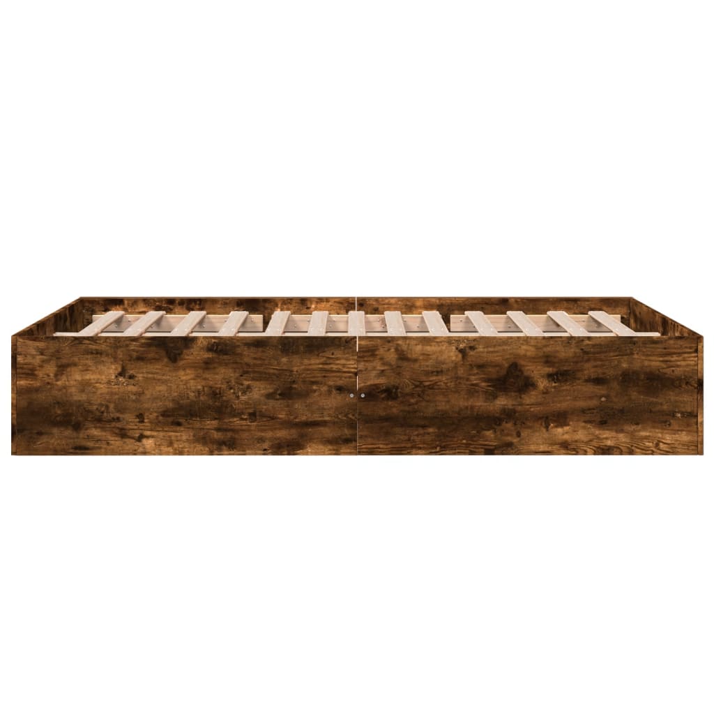 Okvir kreveta boja hrasta 120x200 cm od konstruiranog drva