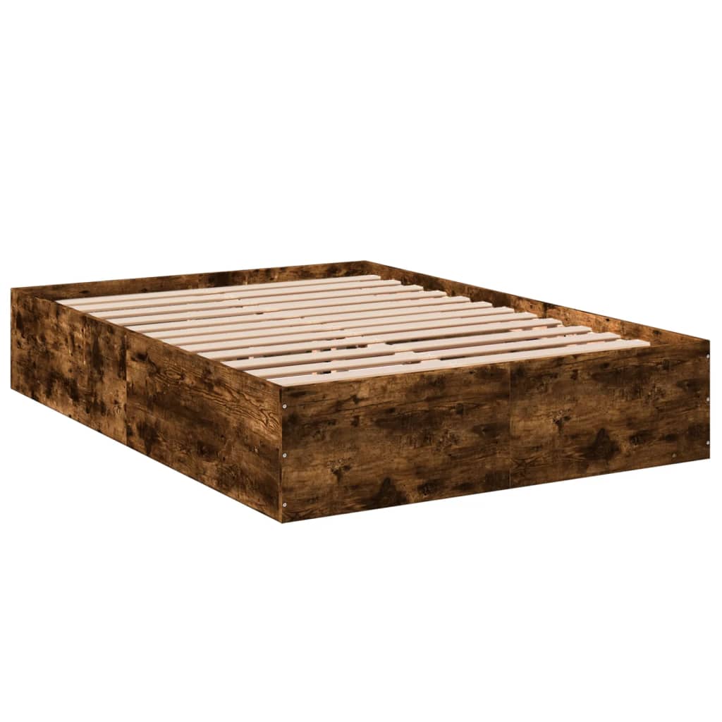 Okvir kreveta boja hrasta 120x200 cm od konstruiranog drva