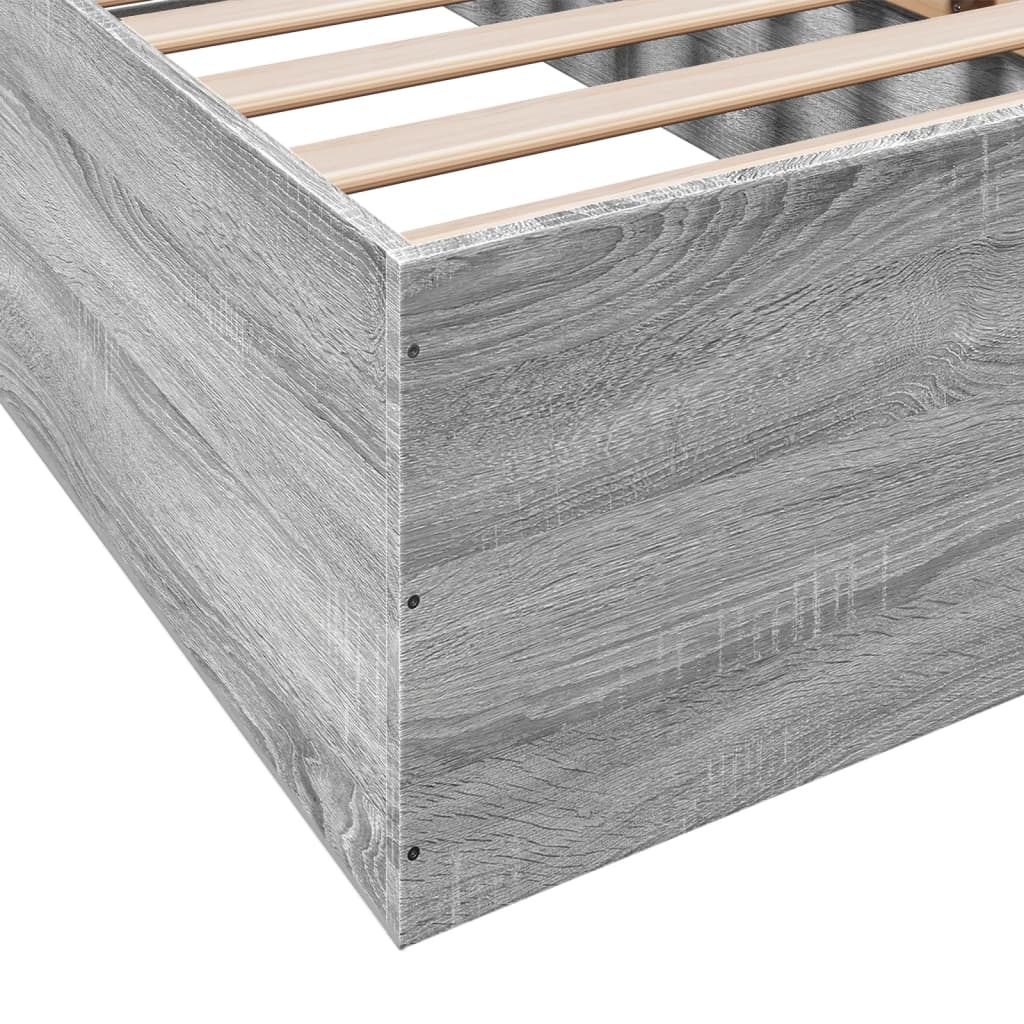 Okvir za krevet boja hrasta 90x190 cm od konstruiranog drva