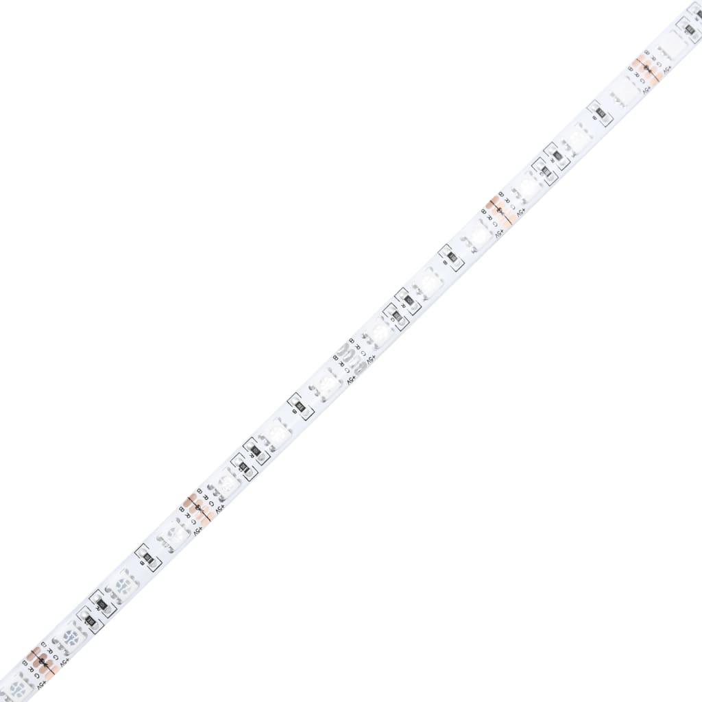 Okvir za krevet s LED svjetlima crni 90 x 190 cm drveni