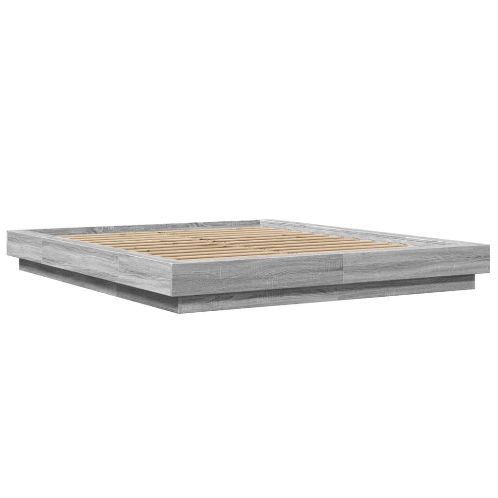 Okvir za krevet boja hrasta 150x200 cm od konstruiranog drva