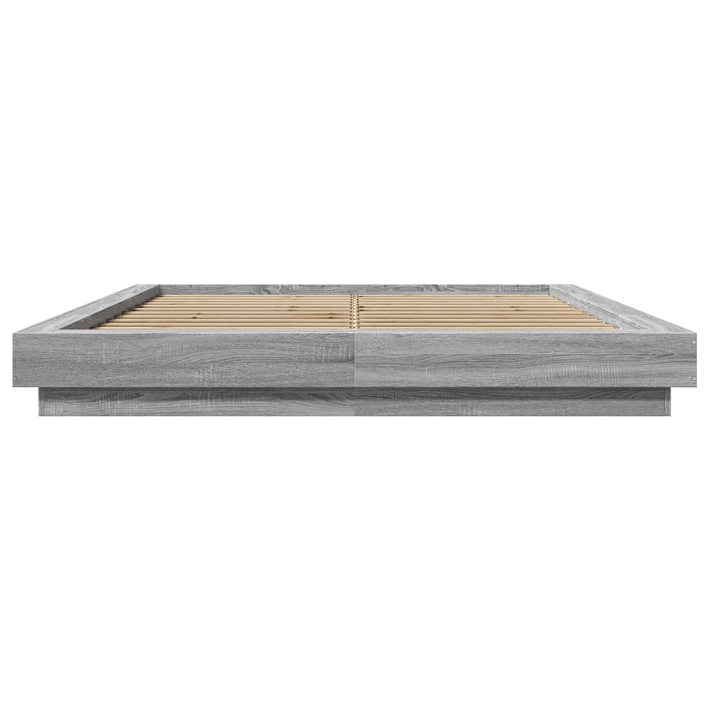 Okvir za krevet boja hrasta 150x200 cm od konstruiranog drva