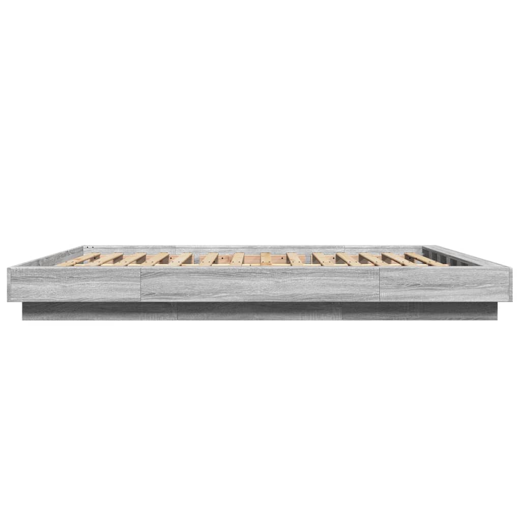 Okvir za krevet boja hrasta 150x200 cm od konstruiranog drva