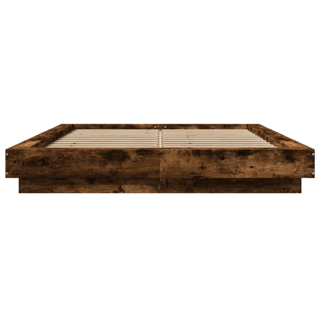 Okvir kreveta boja hrasta 120x200 cm od konstruiranog drva