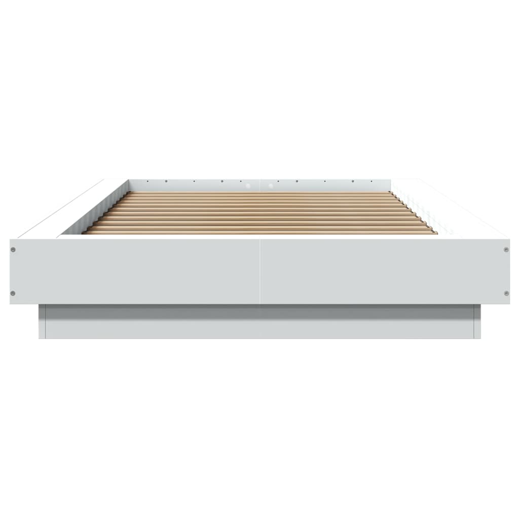 Okvir za krevet bijeli 90x200 cm konstruirano drvo