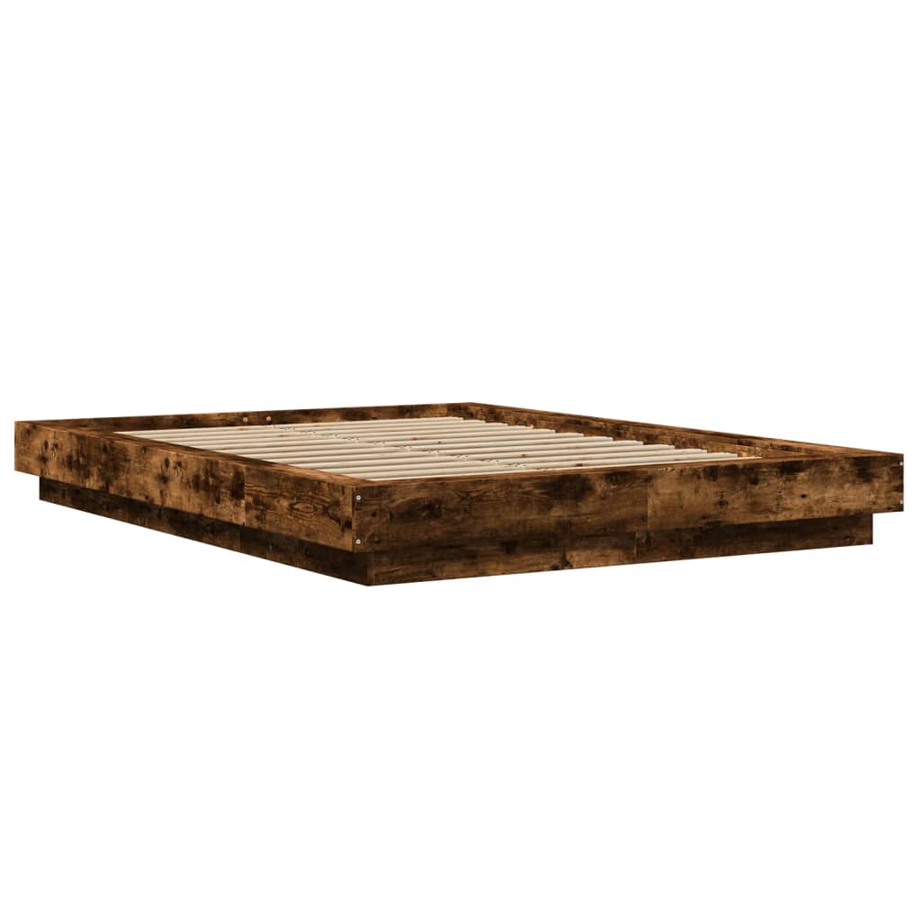Okvir za krevet boja hrasta 140x190 cm konstruirano drvo