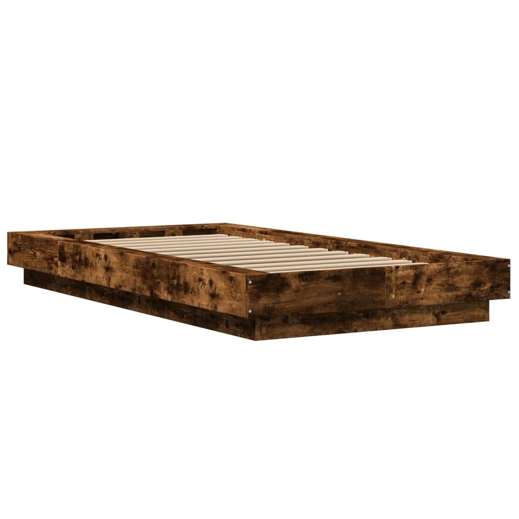 Okvir za krevet boja hrasta 90x190 cm konstruirano drvo