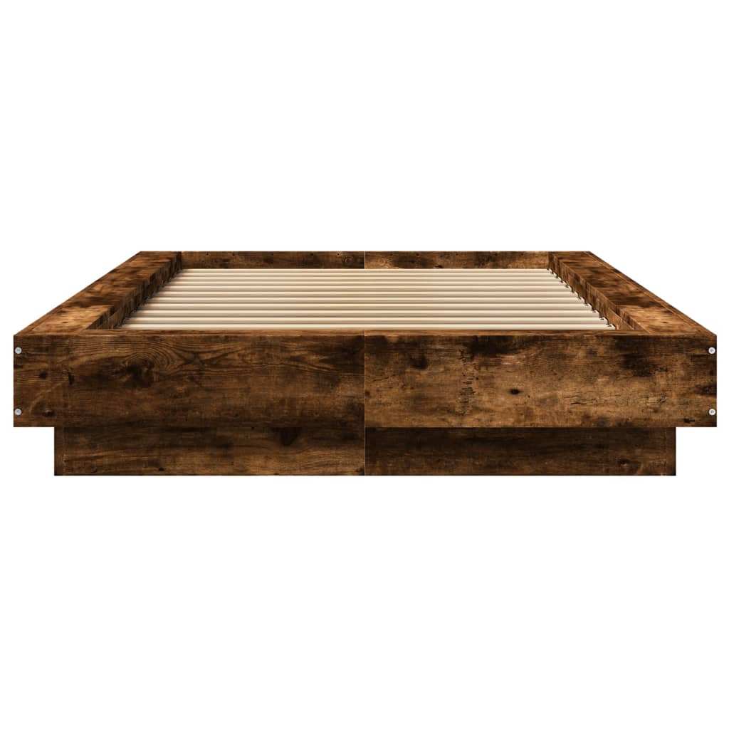 Okvir za krevet boja hrasta 75x190 cm konstruirano drvo