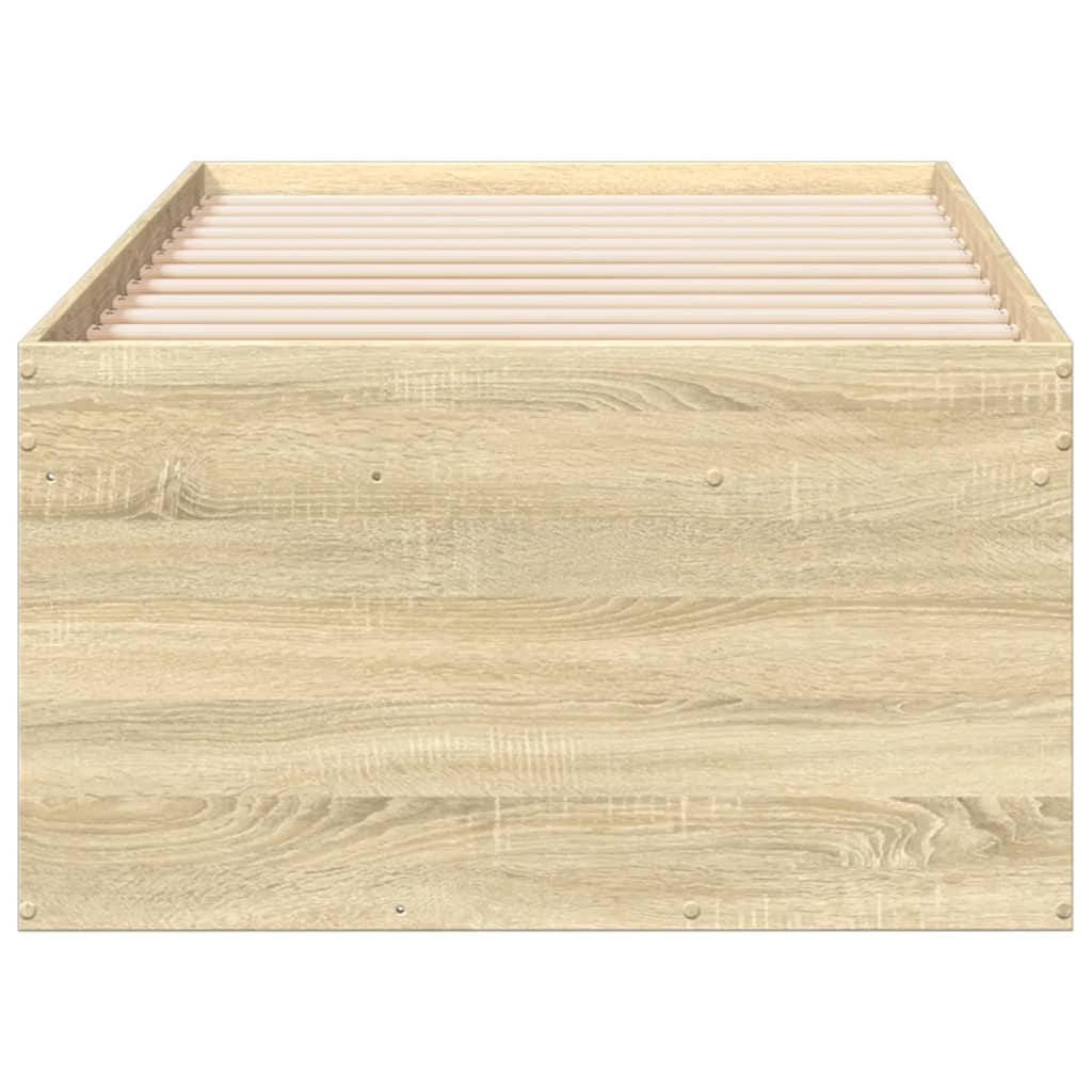 Dnevni krevet s ladicama bez madraca boja hrasta 75x190 cm