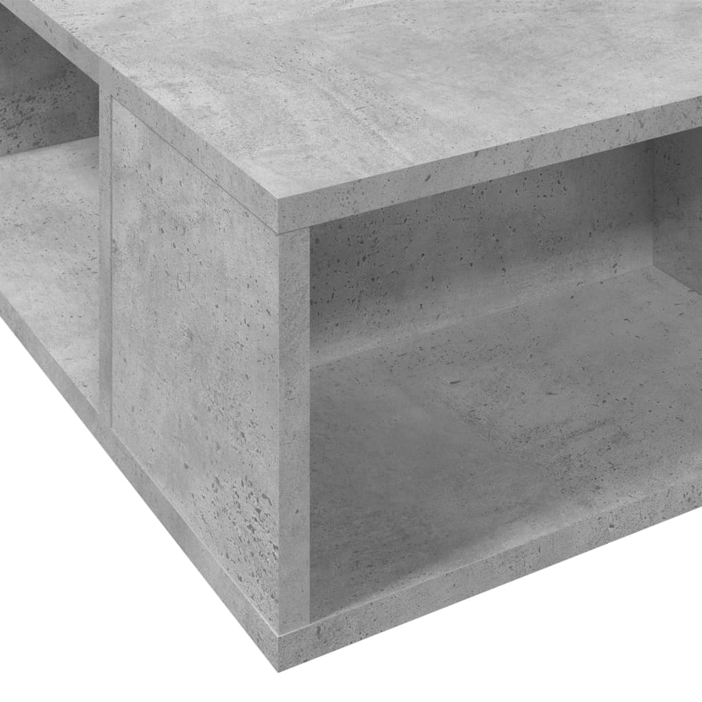 Okvir kreveta boja betona 90x200 cm od konstruiranog drva