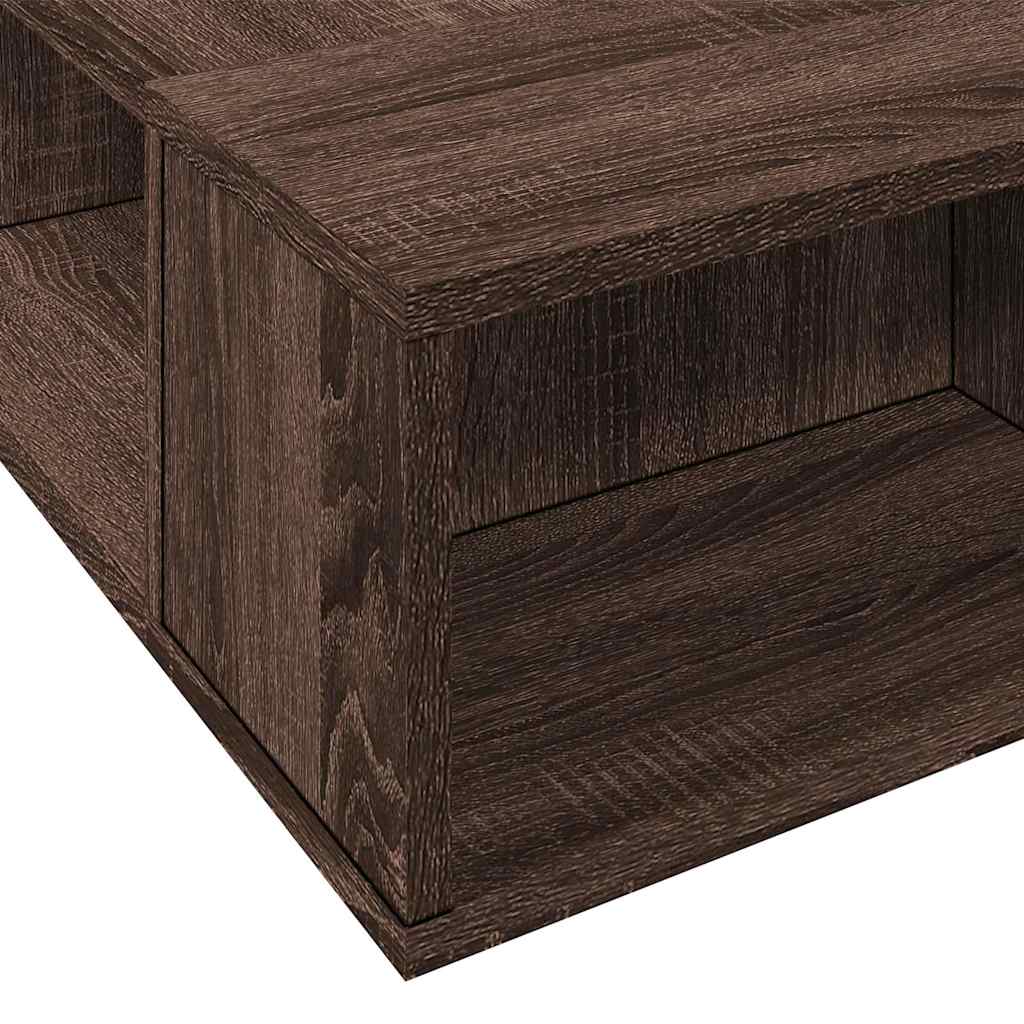 Okvir za krevet smeđi hrast 90x190 cm konstruirano drvo
