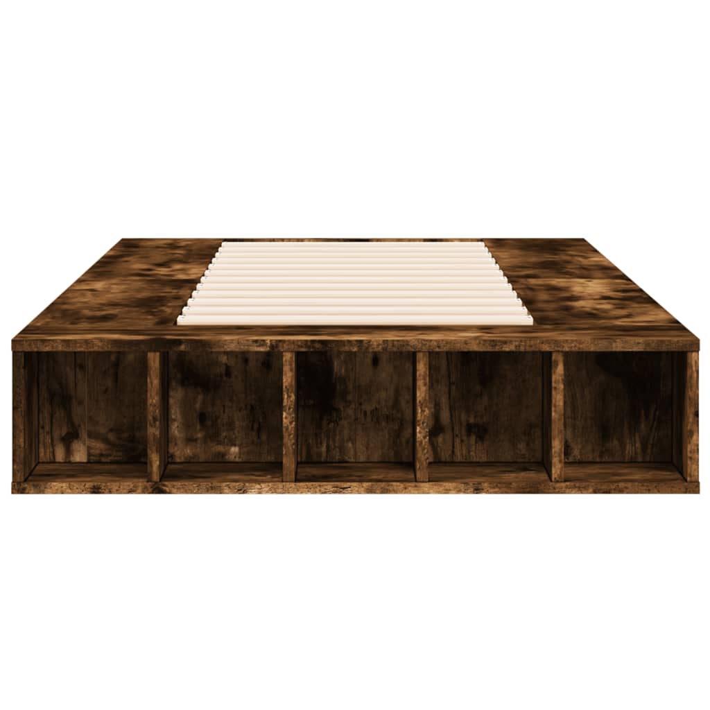 Okvir za krevet boja hrasta 75x190 cm konstruirano drvo