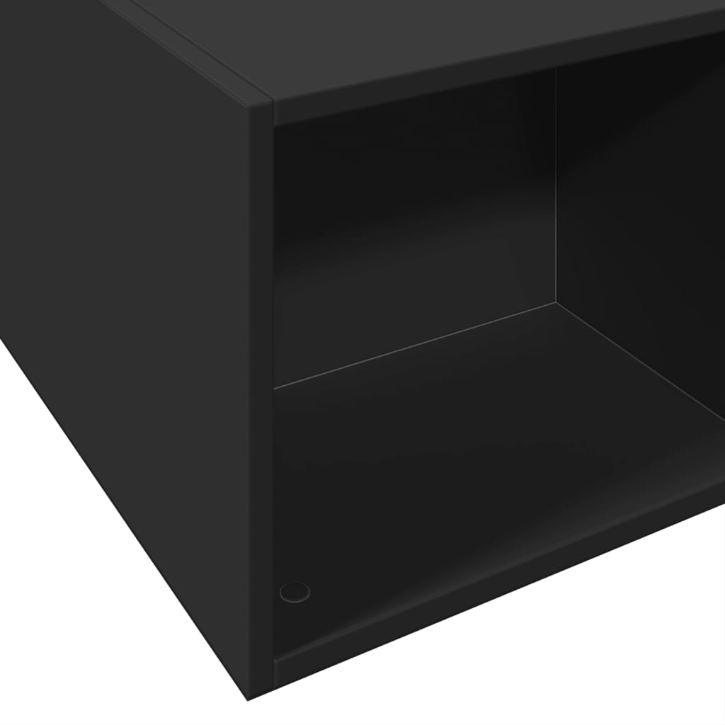 Okvir za krevet crni 150x200 cm konstruirano drvo
