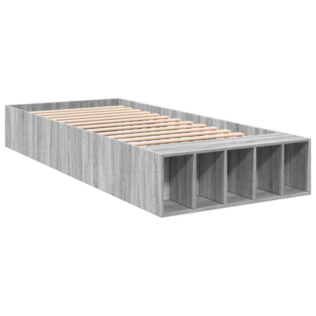 Okvir za krevet boja hrasta 100x200 cm od konstruiranog drva