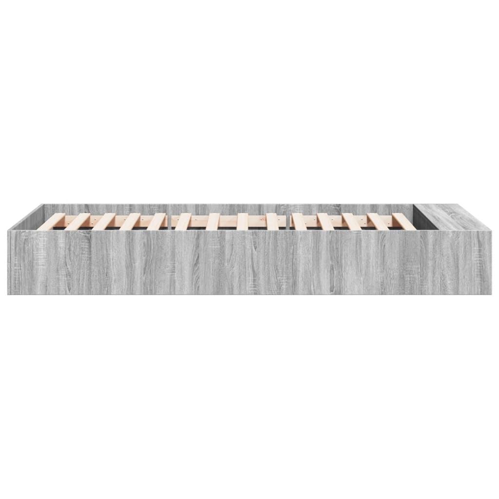 Okvir za krevet boja hrasta 100x200 cm od konstruiranog drva