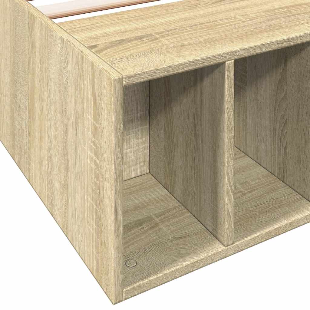 Okvir za krevet boja hrasta 90x200 cm konstruirano drvo