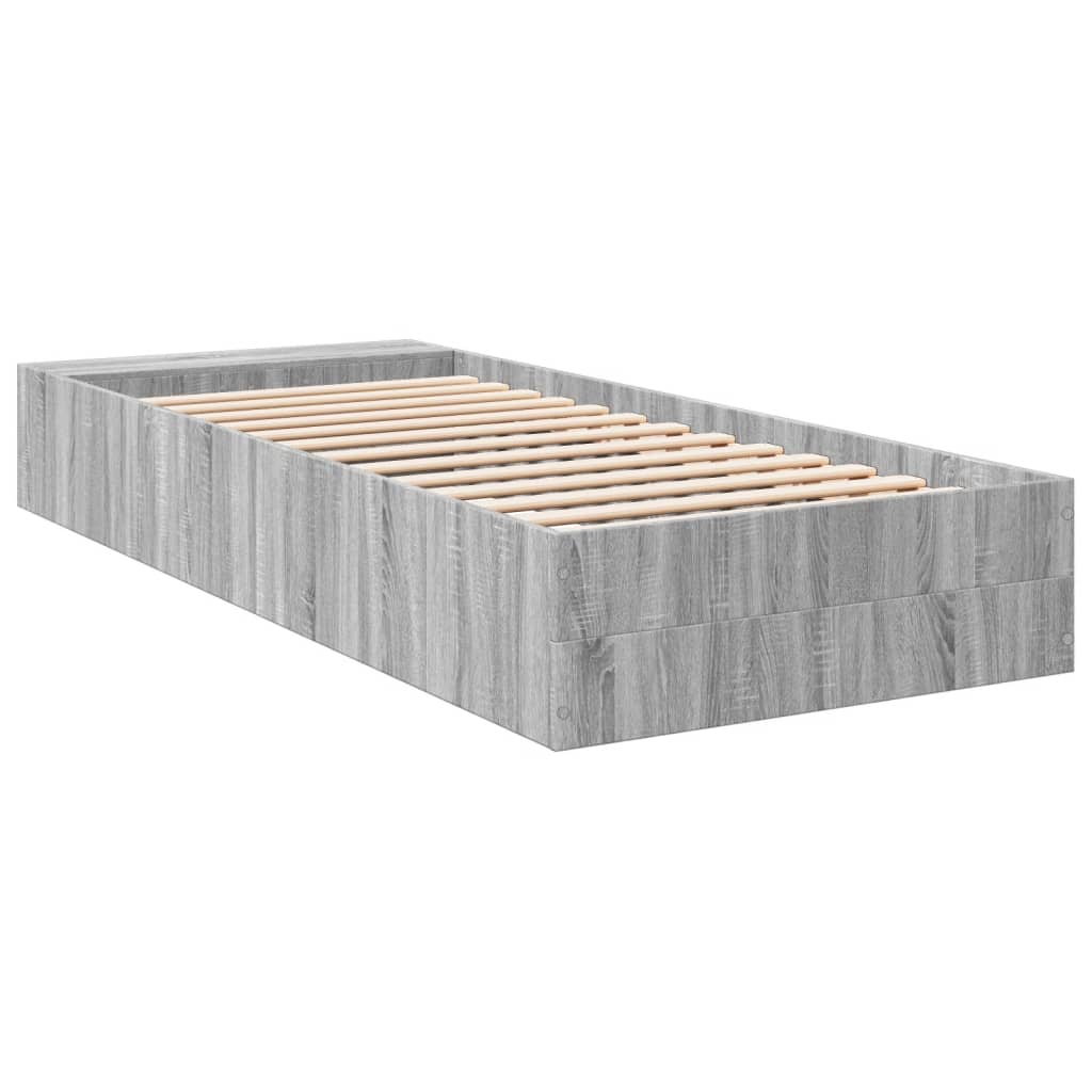 Okvir za krevet boja hrasta 90x190 cm od konstruiranog drva