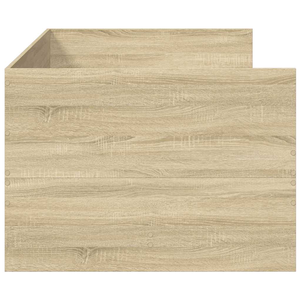Dnevni krevet s ladicama bez madraca boja hrasta 90x190 cm
