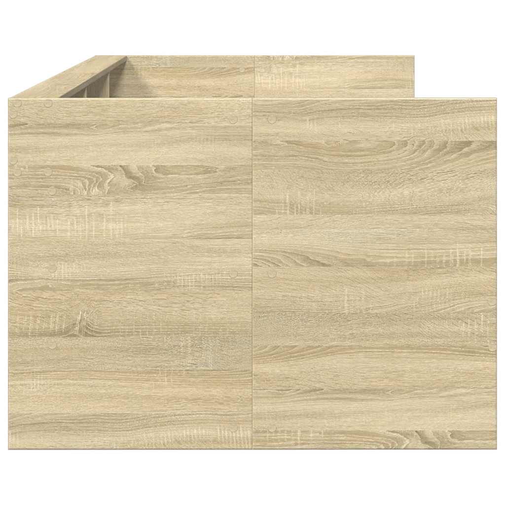 Dnevni krevet s ladicama bez madraca boja hrasta 90x190 cm