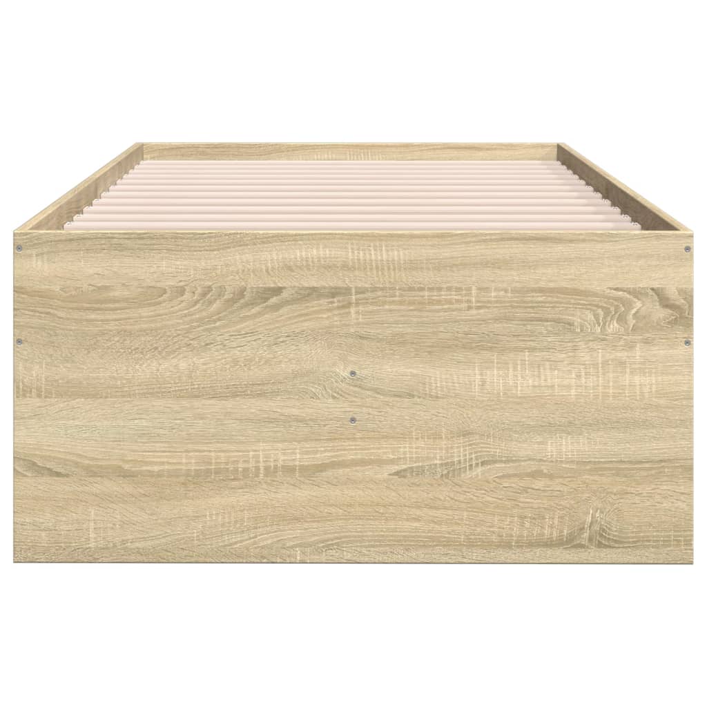 Dnevni krevet s ladicama bez madraca boja hrasta 100x200 cm