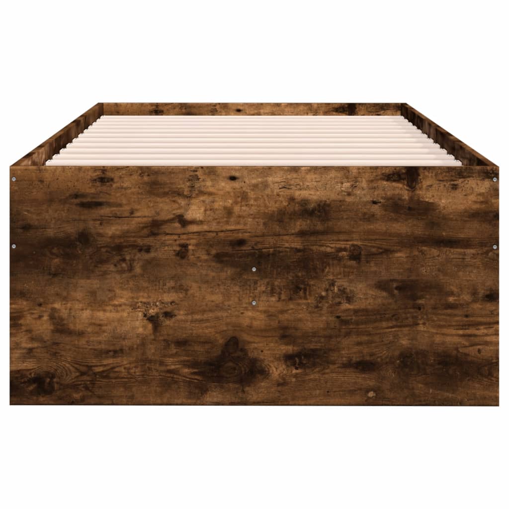 Dnevni krevet s ladicama bez madraca boja hrasta 100x200 cm