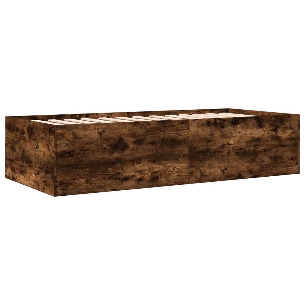Dnevni krevet s ladicama bez madraca boja hrasta 100x200 cm