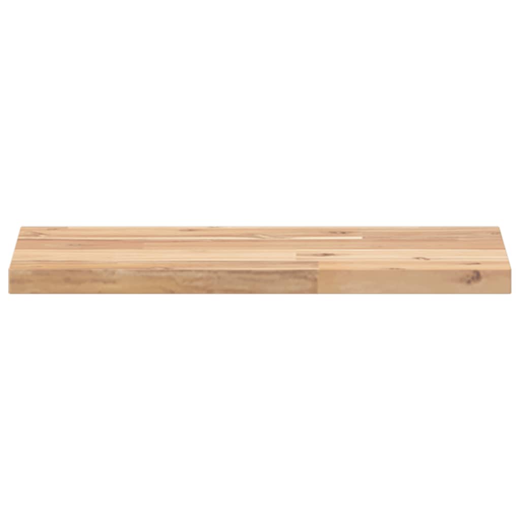 Plutajuće police 3 kom 60x20x2 cm Neobrađeno puno drvo akacije