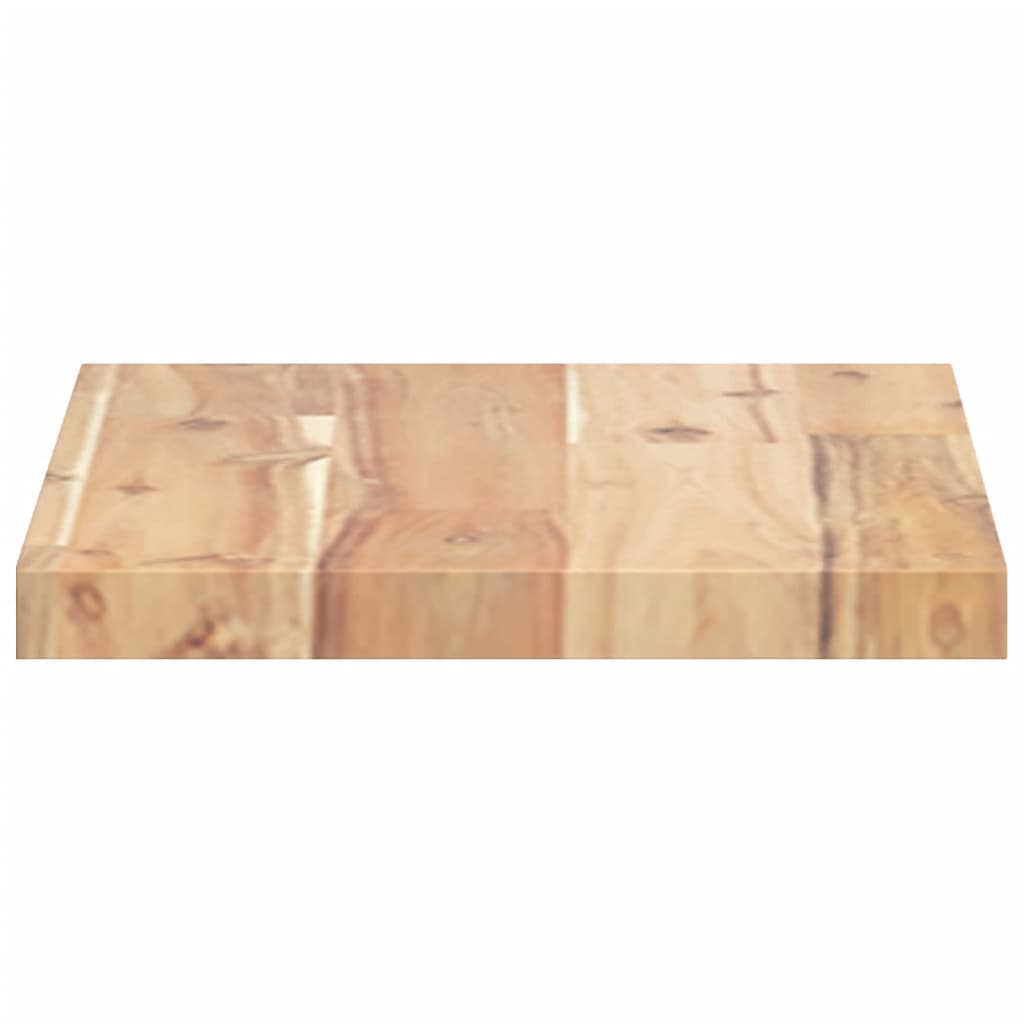 Plutajuće police 3 kom 60x20x2 cm Neobrađeno puno drvo akacije