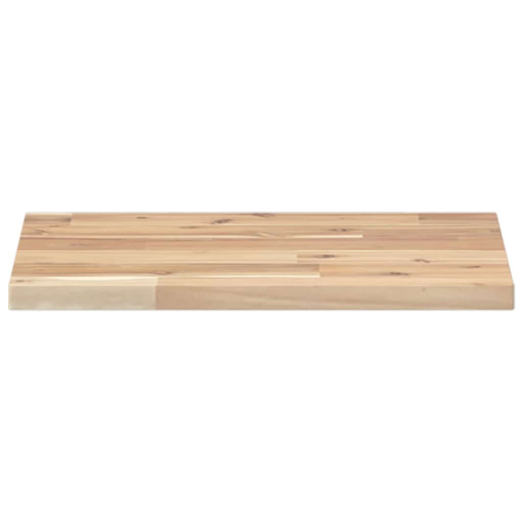 Plutajuće police 2 kom 40x30x2 cm Neobrađeno puno drvo akacije