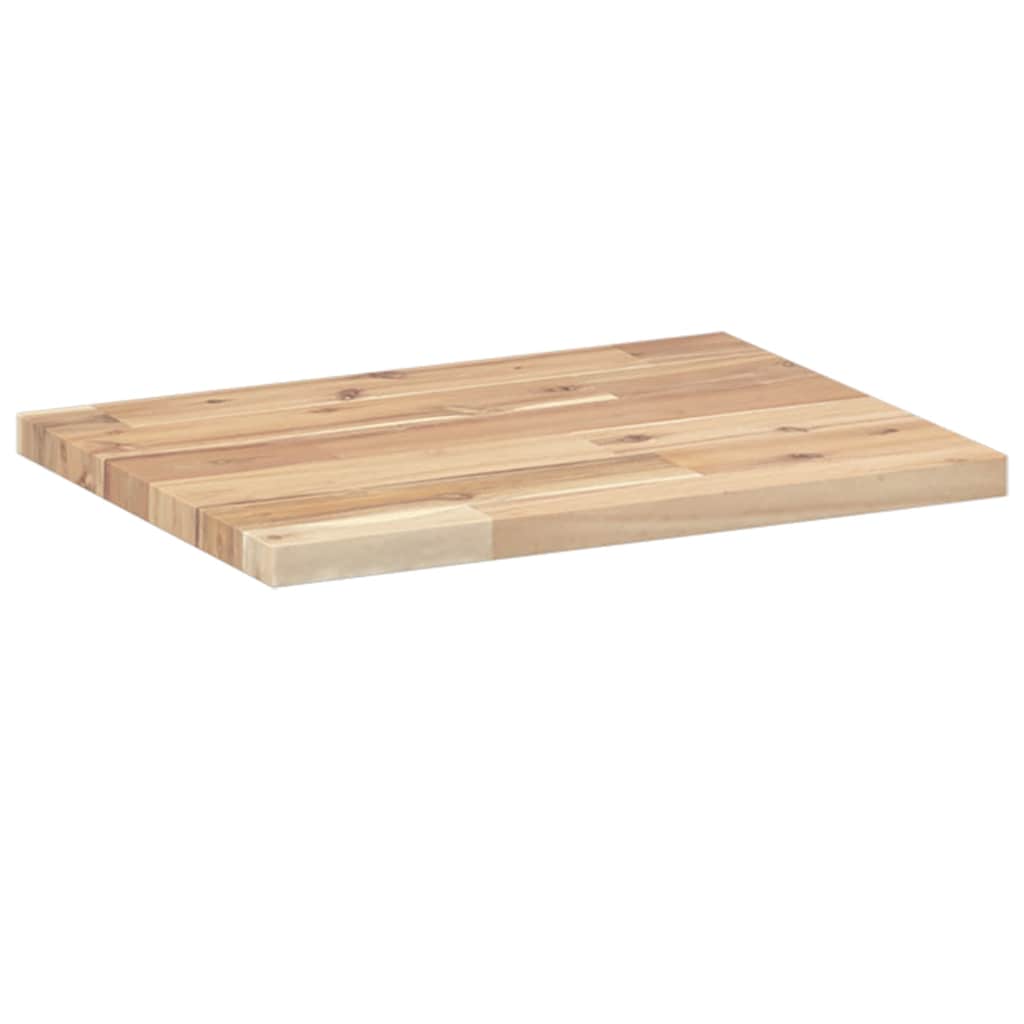 Plutajuće police 2 kom 40x30x2 cm Neobrađeno puno drvo akacije